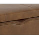 Kael Tobacco Tan Storage Bench